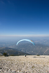 Ventoux paraglider launch