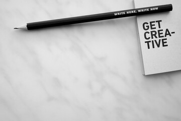 Concept for writing down creative ideas 