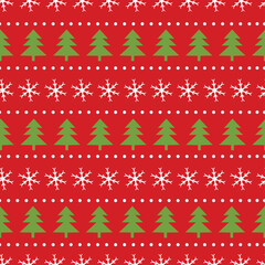Christmas seamless pattern. Colorful background.