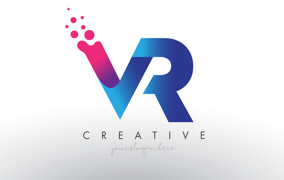 Vr V R Letter Logo Design Stock Vector (Royalty Free) 1056573905 |  Shutterstock