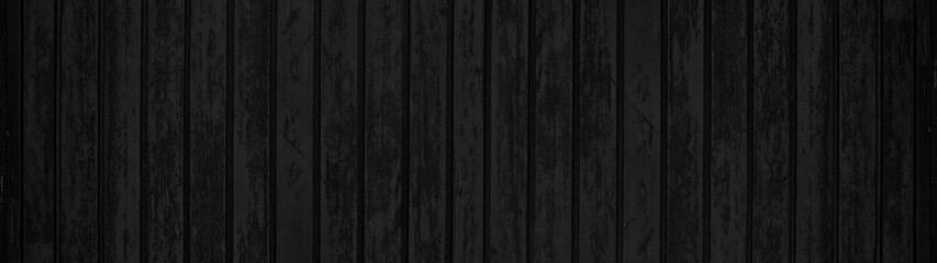 old black grey rustic dark wooden texture - wood / timber background panorama long banner	
