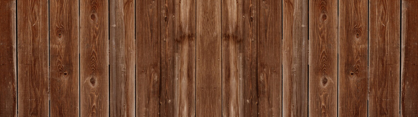 Fototapeta na wymiar old brown rustic dark wooden texture - wood background panorama long banner 