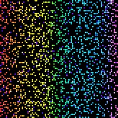Obraz premium Green blue pink spots, night, abstract background illustration