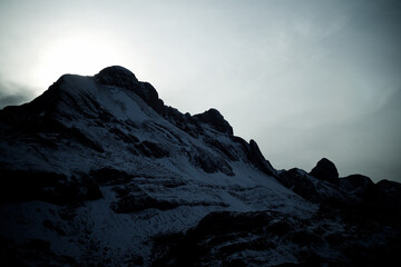 Sunset in the Pyrenees