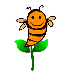 cute bee cartoon