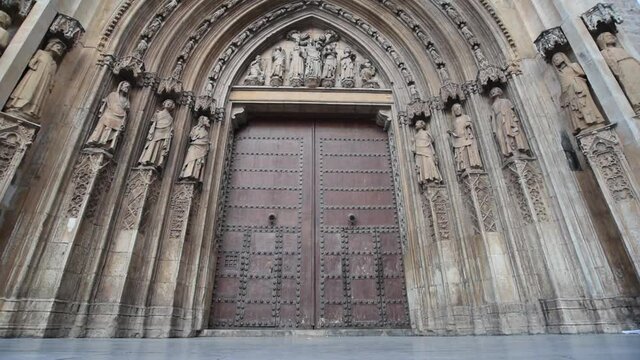 Cathedral of Santa Maria of Valencia, Spain. The Metropolitan Cathedral-Basilica of the Assumption. Catedral de Valencia