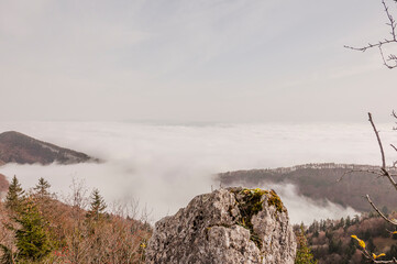 Belchenfluh, Bölchenflue, Belchen, Bölchen, Mittelland, Nebeldecke, Aussichtspunkt,...