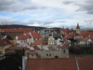 old city rooftops