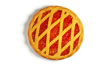 Cake with apricot jam