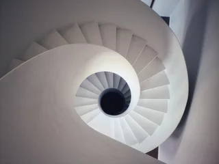 Foto op Plexiglas anti-reflex Modern spiral staircase © דרור להט
