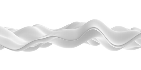 White abstract liquid wavy background