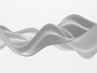 White abstract liquid wavy background