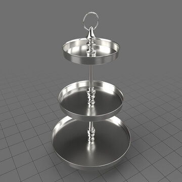 Tiered food tray