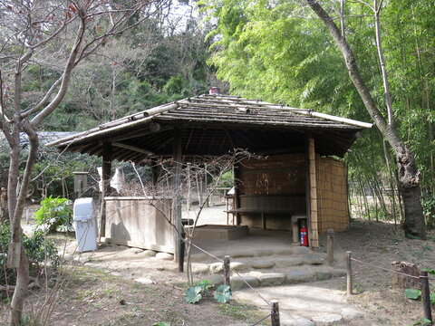 横浜市の三溪園にある初音茶屋　Hatsune Chaya Arbor (Sankeien Garden)