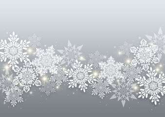 Fototapeta na wymiar 雪の結晶の背景