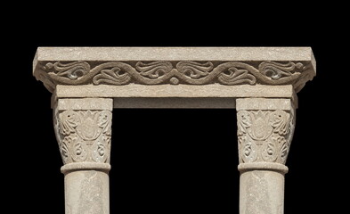 On the streets in Catalonia, public places. Elements of architectural decorations of buildings,...