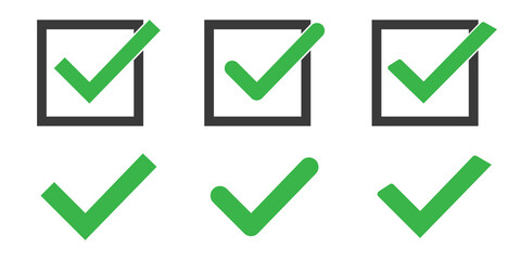 coche verte - green check mark