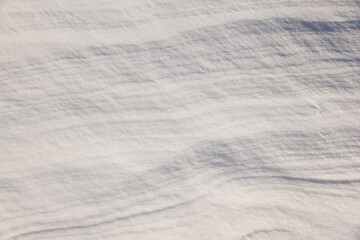 winter background with snow texture closeup