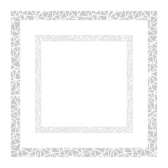 Two frames of a triangular pattern. Design element