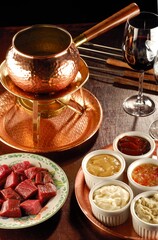 Fondue borguignonne -fondue de carne