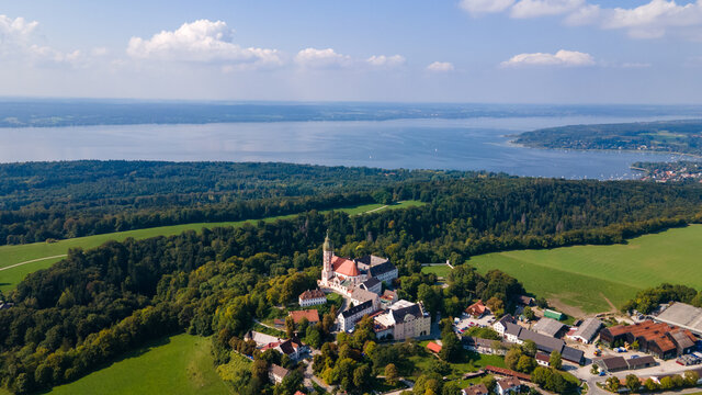 Kloster Andechs - Drone Perspective Architecture Photography