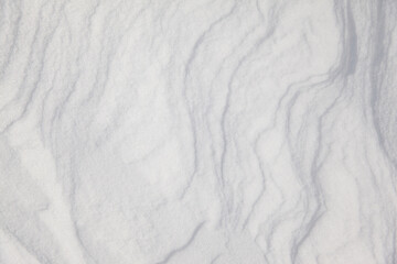 winter background with snow texture closeup