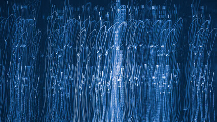 Moving light traces abstract 1