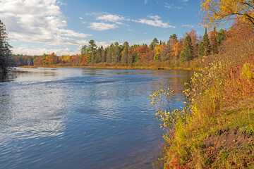 Fototapeta na wymiar AuSable River, Huron National Forest, Alcona County, Michigan