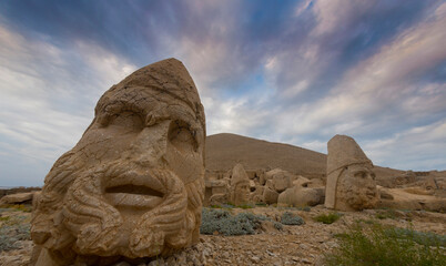 Mount Nemrut, Turkey Located in the city of Adiyaman is a mountain 2,150 meters high. It is located...