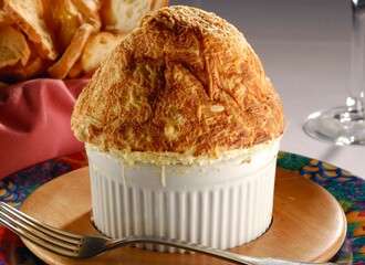 Suflê de queijo