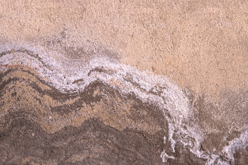 Close-up concrete exterior cracked dirty seamless patterned texture