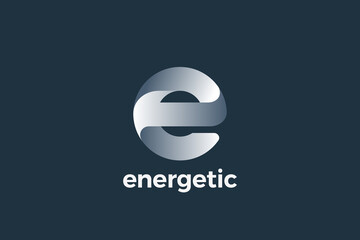 Letter E Logo design vector template