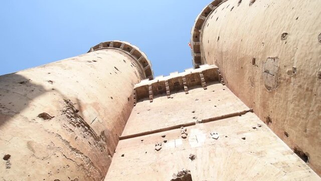 Quart Towers of Valencia, Spain. Quart Towers are one of the two fortified gates of the medieval wall of Valencia. Torres de Quart, Valencia 6