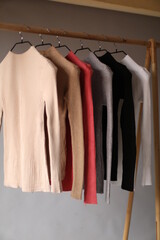 Obraz premium Clothes from cotton different colors