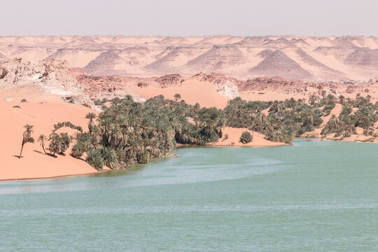 The Ounianga Lakes in Northern Chad, Africa	