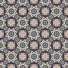 Geometric seamless pattern, abstract colorful background, vector modern design texture.