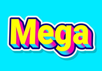 Cool 3D Extrude Text Effect