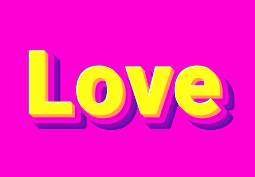 Friendly and Lovely Text Effect
