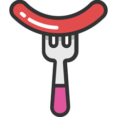 
Sausage Vector Icon
