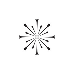 Star icon Template vector illustration design