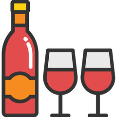 
Wine Vector Icon
