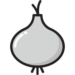 
Garlic Vector Icon
