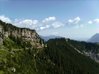 Osterfelderkopf at Alpspitze via Ferrata in Garmisch-Partenkirchen, Bavaria, Germany
