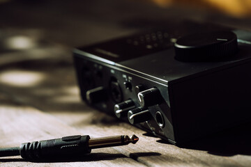Audio interface and cable with jack connector