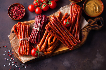 lots of delicious kabanos