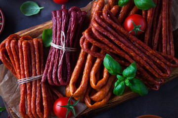lots of delicious kabanos