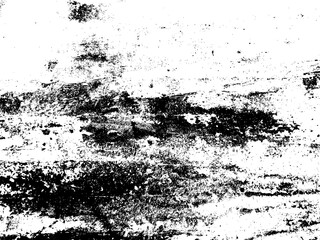Fototapeta premium Vintage Grainy Sketch Surface. Abstract Damaged Splat Texture. Black Dusty Canvas Backdrop. White Rough Crack Template. Grunge Rusty Brush Print. Overlay Wall.