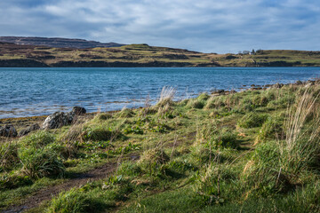Fototapeta na wymiar Loch on Isle of Skye