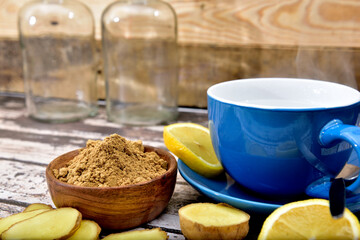 Organic natural root of ginger