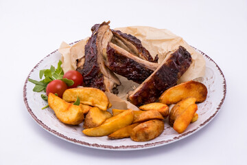 Sweet chili sauce with pork ribs